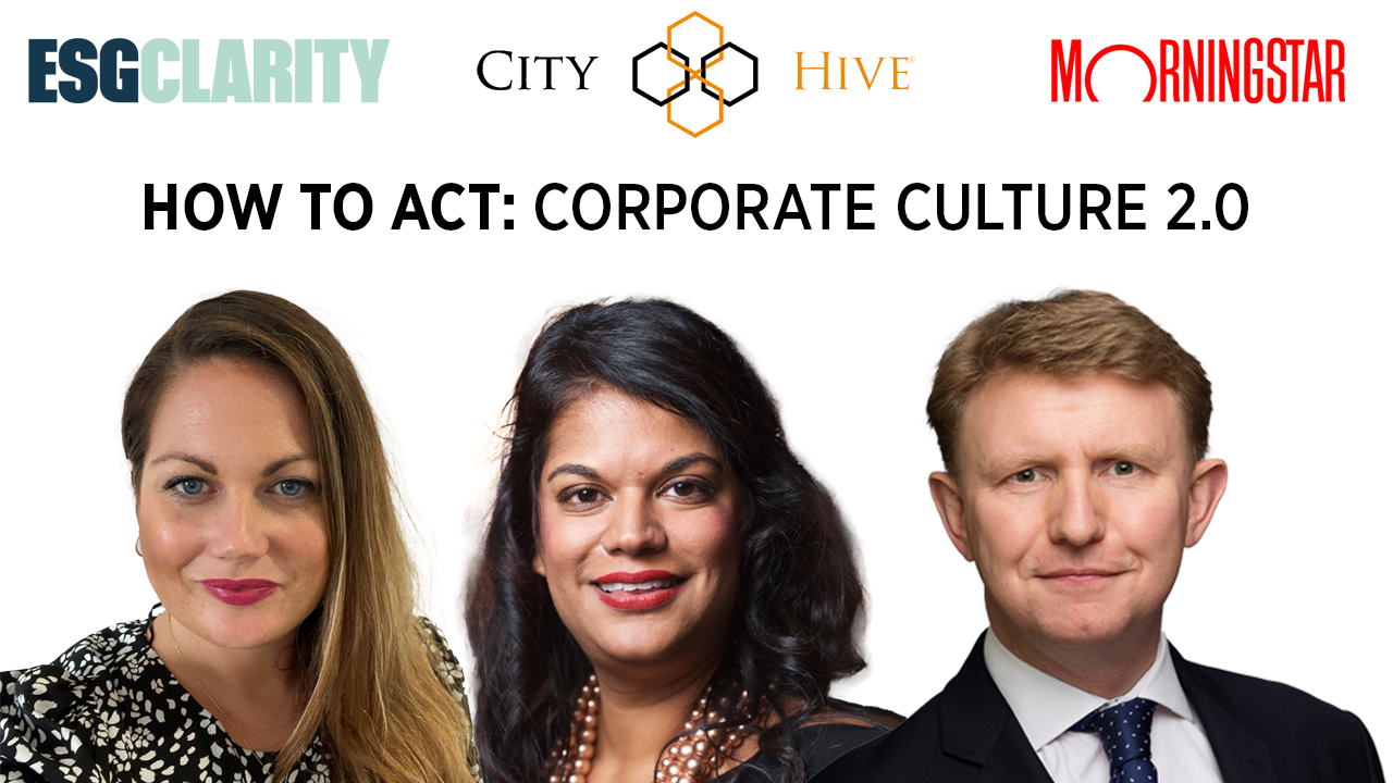How to ACT: Corporate Culture 2.0 – The new roundtable series from ESG Clarity, City Hive and Morningstar