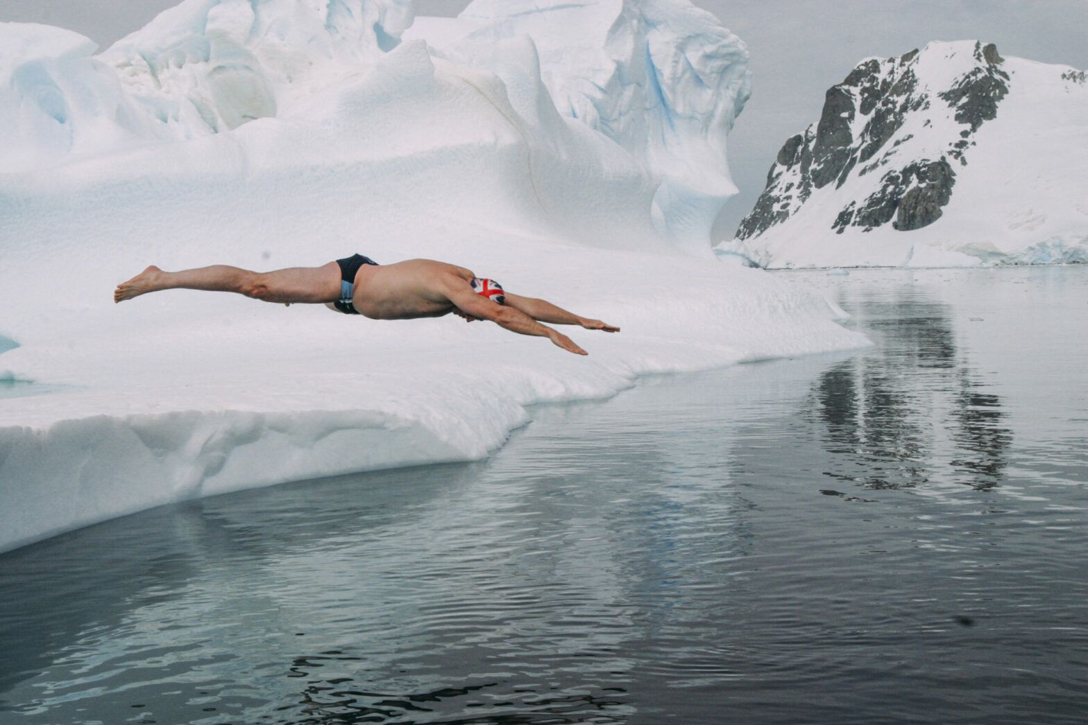 Swimming at Ilulissat shows effects of global warming