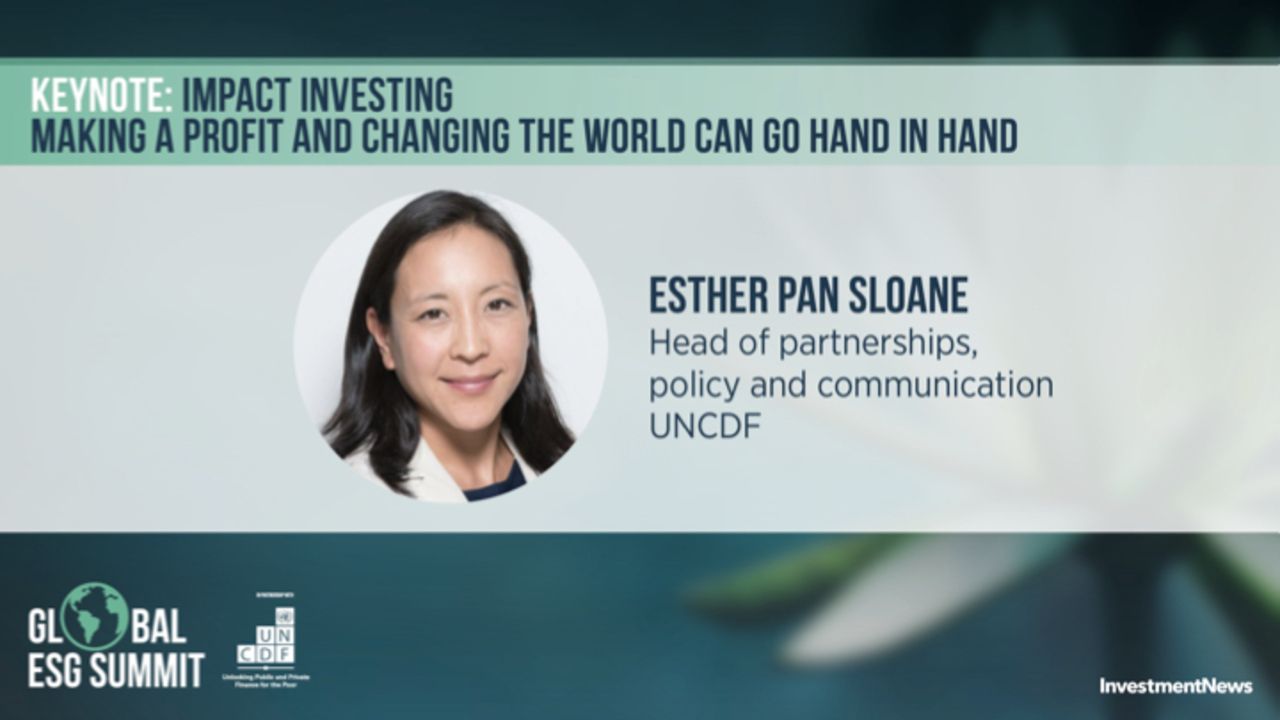 Impact investing key to achieving UN sustainable development goals