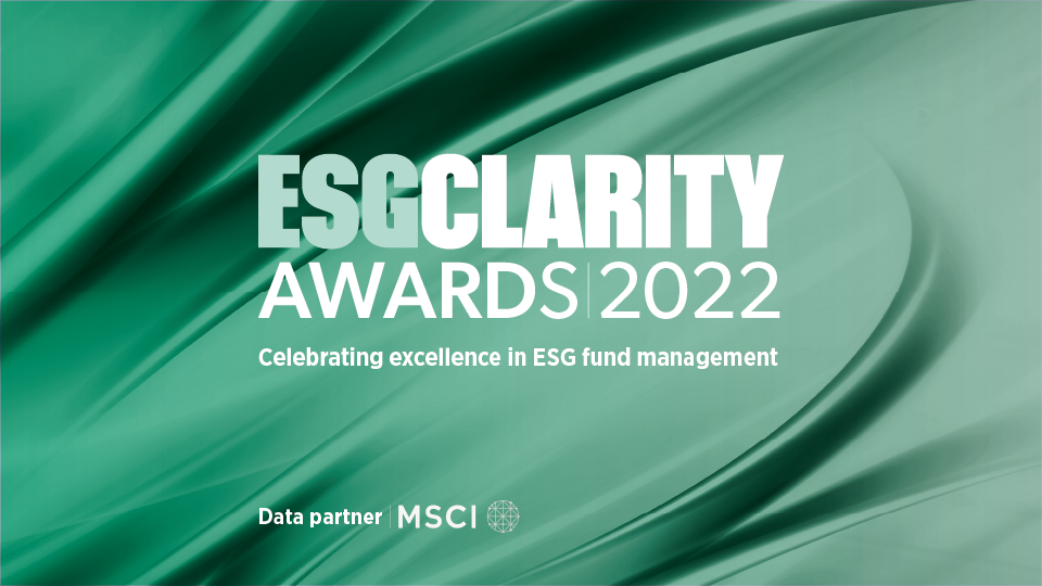 Winners of the 2022 ESG Clarity Awards EU/UK