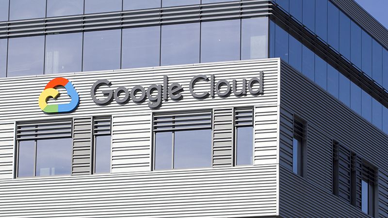 Seattle, WA, USA - Oct 11, 2019: The Google Cloud Platform logo seen at Google Cloud Seattle campus, right across the street from Amazon's Headquarters.