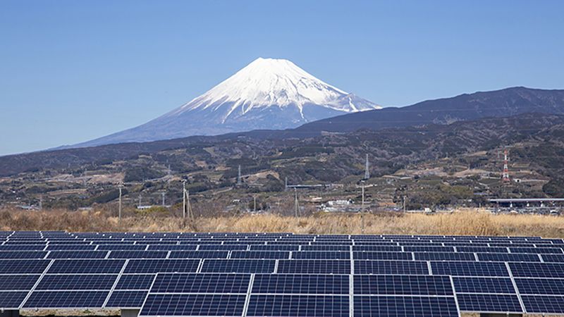 Japan solar farm