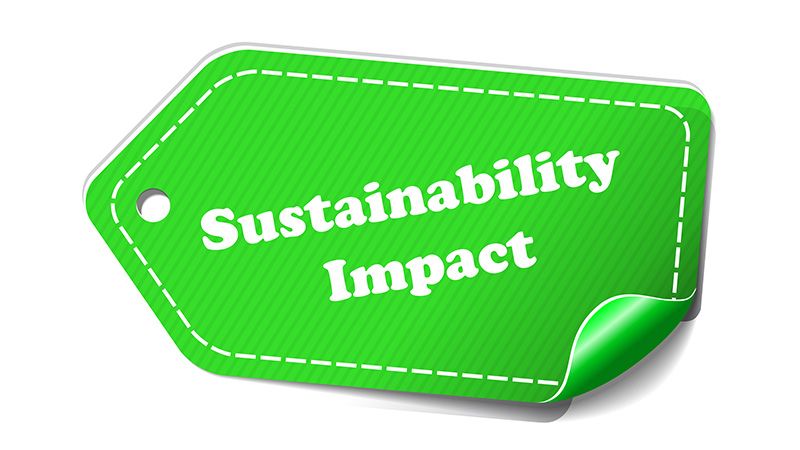 Sustainable impact label